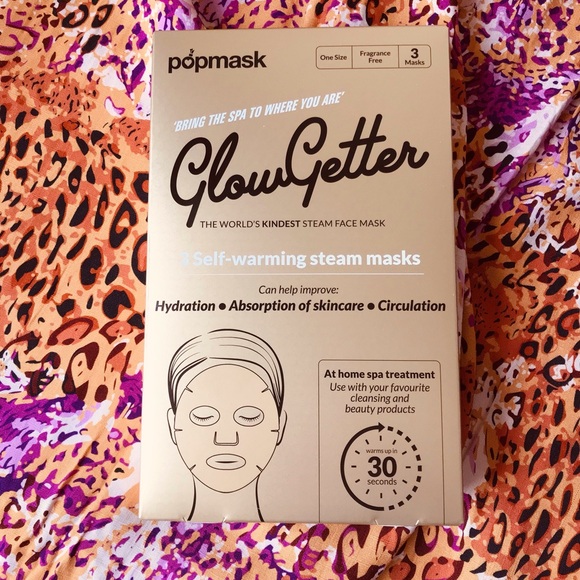 Anthropologie Other - Anthropologie Popmask Glowgetter Spa Self Warming Steam Masks, Box of 3, NIB